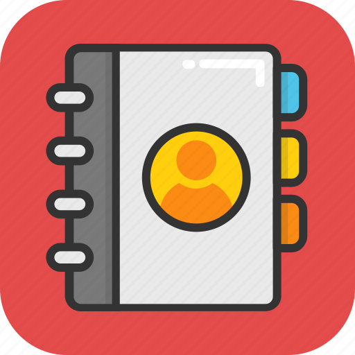 Address book, contacts, directory, memo, phonebook icon - Download on Iconfinder