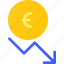 capital, decrease, euro, finance, forex, invest, value 