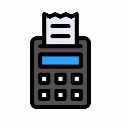 Bill, edc, electronic, invoice, receipt icon - Download on Iconfinder