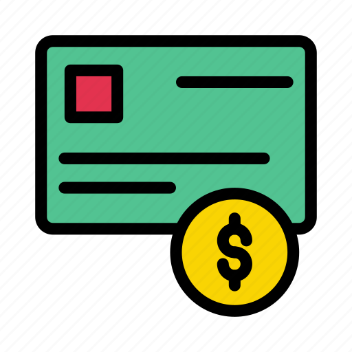 Bank, cheque, dollar, finance, pay icon - Download on Iconfinder