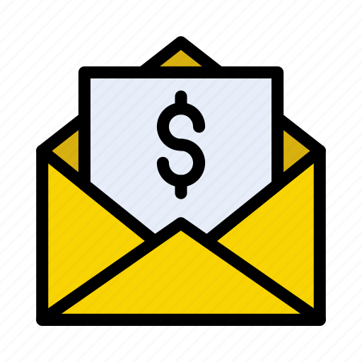 Email, envelope, inbox, message, pay icon - Download on Iconfinder