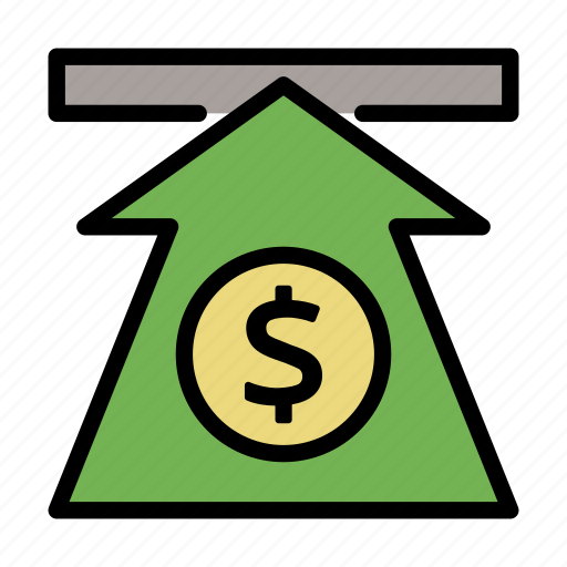 Arrow, dollar, finance, money, up, value icon - Download on Iconfinder