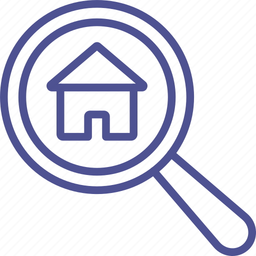 House, search, real estate, estate icon - Download on Iconfinder