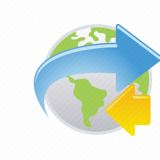 Aroun, world, arrow, earth, globe, map icon - Download on Iconfinder
