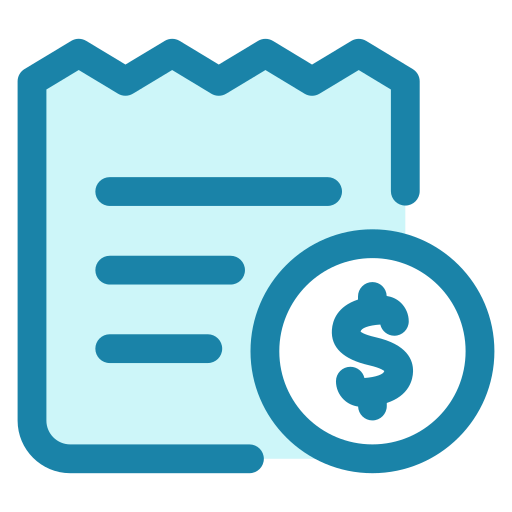 Receipt, bill, invoice, payment, money, finance, banking icon - Free download