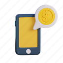 mobile, finance, payment, cash, dollar, money 