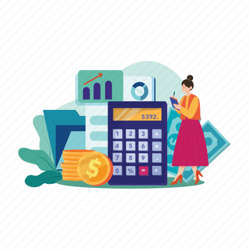 Accountant, payroll manager, financial planner, finance director, commercial, loan officer, financial analyst illustration - Download on Iconfinder