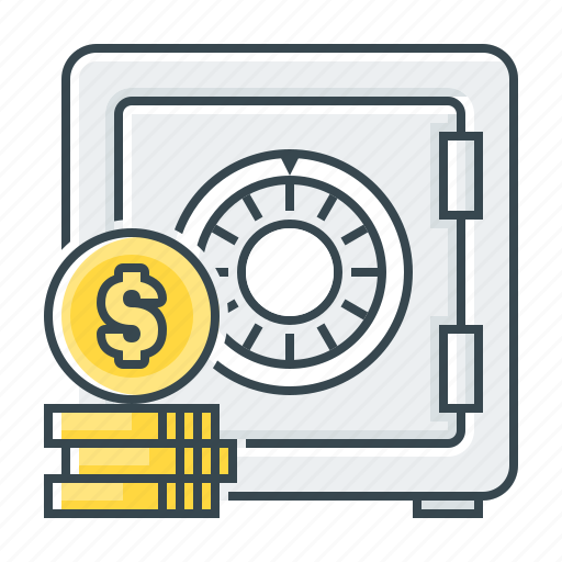 Deposit, deposit account, bank, banking, safe, saving, savings account icon - Download on Iconfinder