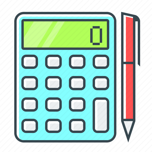 Calculator, finance calculator, finance, calculate, count up, pen icon - Download on Iconfinder