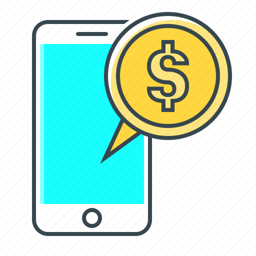 M-banking, mobile banking, coin, mobile, phone, smartphone icon - Download on Iconfinder