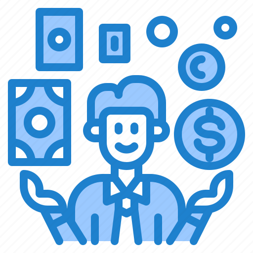 Businessman, money, invesment, finance, currency icon - Download on Iconfinder