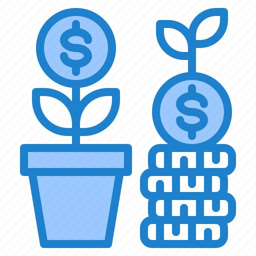 Money, finance, growth, plant, business icon - Download on Iconfinder