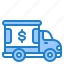 truck, finance, money, delivery, currency 