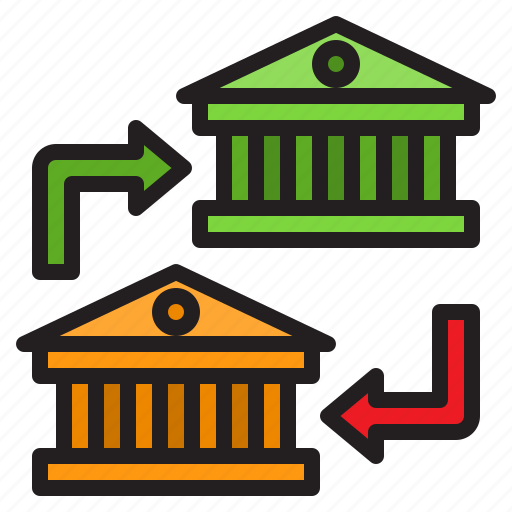 Bank, finance, money, transfer, currency icon - Download on Iconfinder