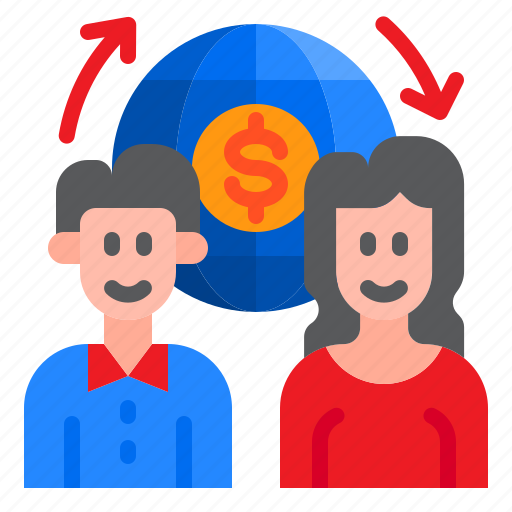 Money, finance, man, woman, world icon - Download on Iconfinder