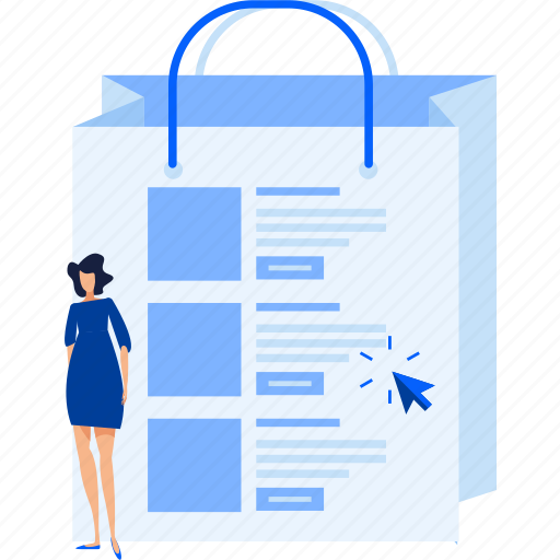 Bag, buy, e-commerce, online, sale, shop, shopping illustration - Download on Iconfinder