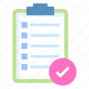checklist, approval, verified, verification, protocol, criteria, clipboard