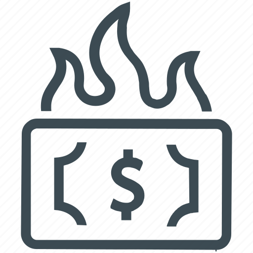 Damage, financial, financial loss, money waste icon - Download on Iconfinder