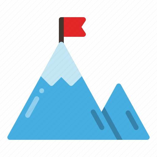 Mission, goal, success, mountain icon - Download on Iconfinder