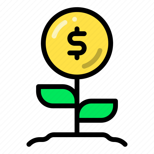 Investment, invest, money plant, growth icon - Download on Iconfinder