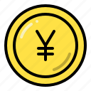 yen, currency, coin, money