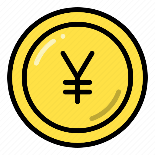 Yen, currency, coin, money icon - Download on Iconfinder