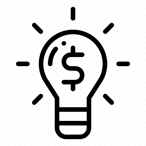 Financial idea, idea, bulb, finance icon - Download on Iconfinder