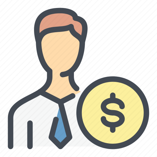Man, person, people, dollar, coin, payment, salary icon - Download on Iconfinder