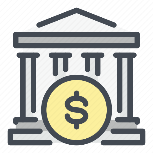 Bank, banking, building, dollar, coin, payment, money icon - Download on Iconfinder