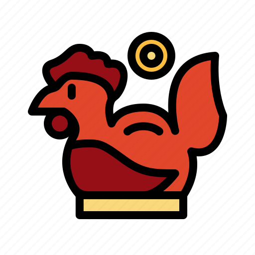 Rooster, money, save icon - Download on Iconfinder