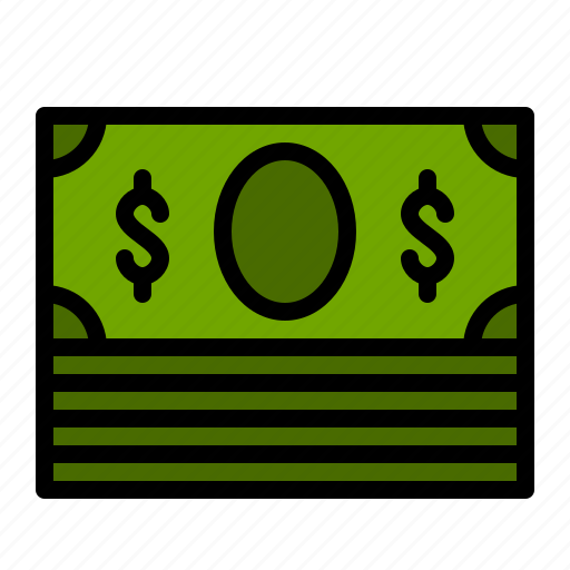 Bank, bill, dollar, finance, money, pile icon - Download on Iconfinder
