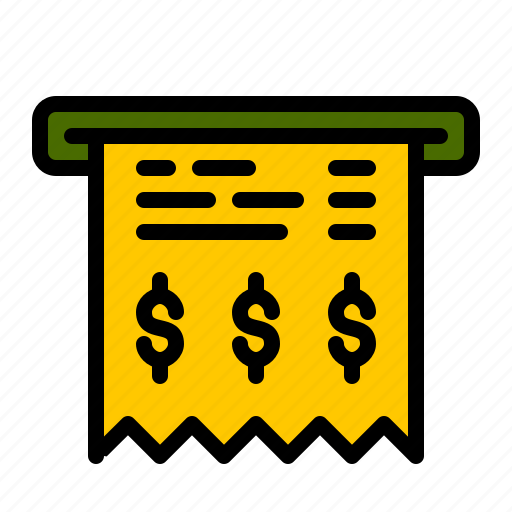 Bank, bill, finance, money, paper, payment, statement icon - Download on Iconfinder
