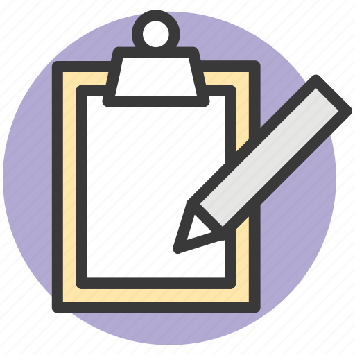 Document, note, notepad, pencil, writing pad icon - Download on Iconfinder