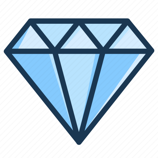 Brilliant, diamond, jewel, jewelry, minimalize, shiny icon - Download on Iconfinder