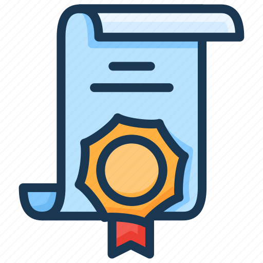 Award, certificate, document, file, prize icon - Download on Iconfinder