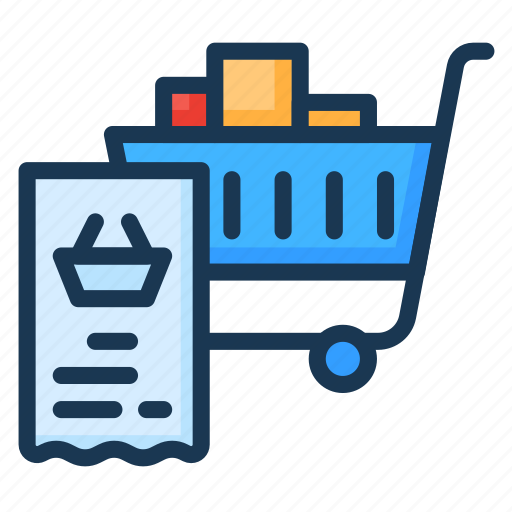Cart, commerce, ecommerce, online, receipt, shop, shopping icon - Download on Iconfinder