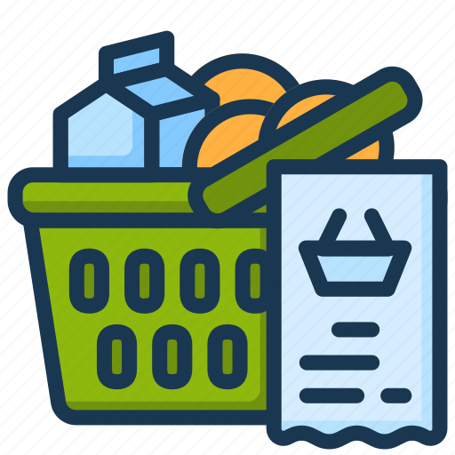 Basket, cart, online, products, receipt, shop, shopping icon - Download on Iconfinder