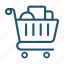cart, meanicons, shopping, store icon 