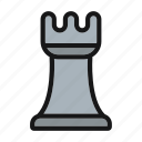 ceo, chess, game, game piece, rook icon