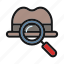ceo, glass, magnifier, search, tool icon 