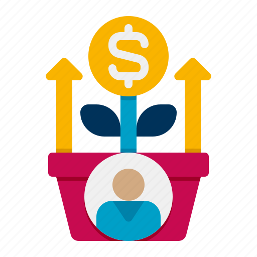 Bootstrapping, increase, money, value icon - Download on Iconfinder