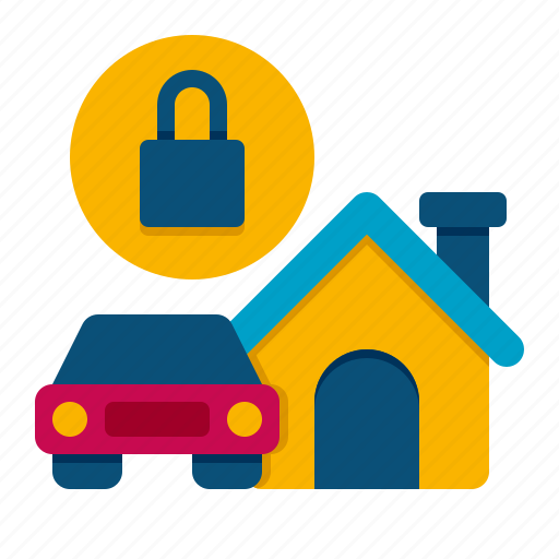 Asset, car, fixed, house icon - Download on Iconfinder