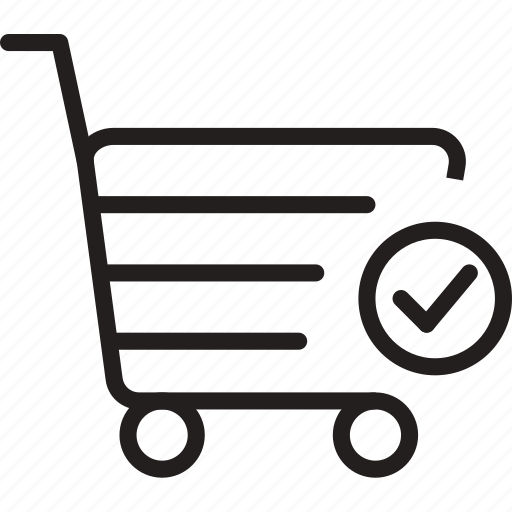 Cart, check, market, ok, shoping, trolly icon - Download on Iconfinder