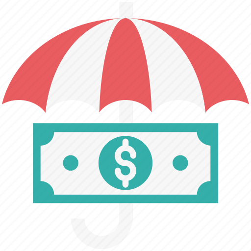 Coins, financial, insurance, umbrella, wealth, wealth insurance icon - Download on Iconfinder