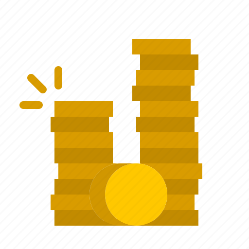 Bank, coins, dollar, finance, gold, money, rich icon - Download on Iconfinder