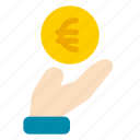 finance, currency, money, euro, coin, business, cash, bank, banking