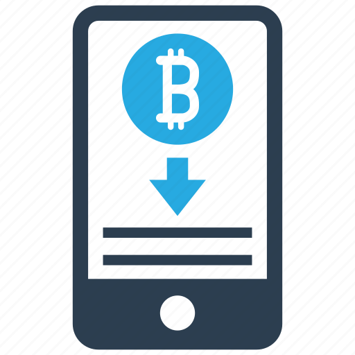 Bitcoin, cryptocurrency, mobile, app icon - Download on Iconfinder