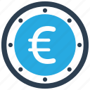 euro, coin, money