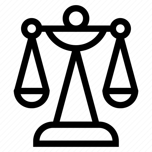 Balance, court, judge, justice, law, scale, weight icon - Download on Iconfinder