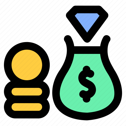 Wealth, cash, finance, business, coin, money, currency icon - Download on Iconfinder